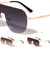 Flat Top One Piece Shield Lens Wholesale Sunglasses