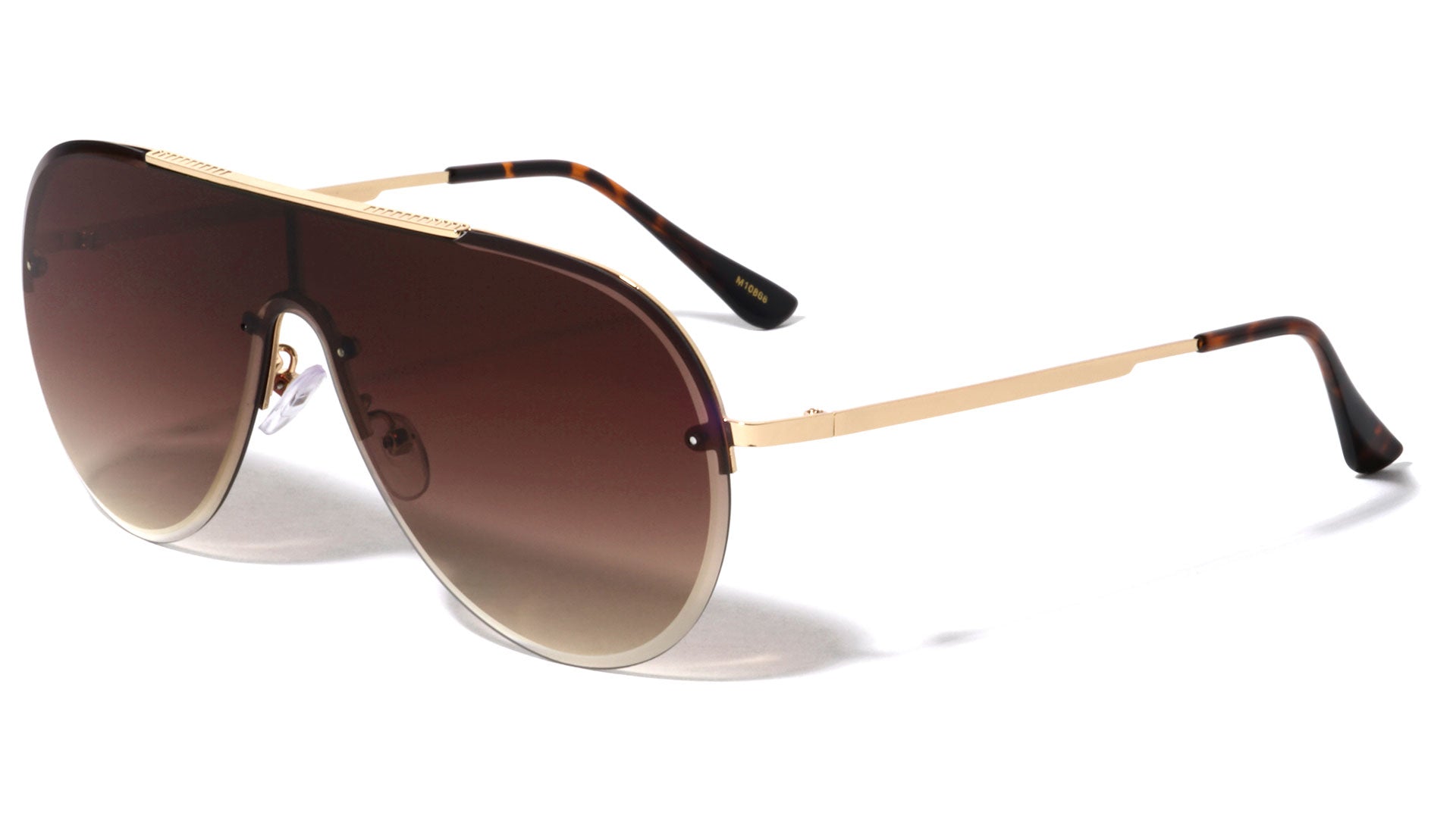 M10876 Rimless Aviator Wholesale Fashion Sunglasses - Frontier Fashion, Inc.