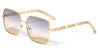 Chain Temple Thin Butterfly Wholesale Sunglasses