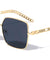 Chain Temple Thin Butterfly Wholesale Sunglasses