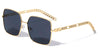 Chain Temple Thin Butterfly Wholesale Sunglasses