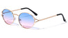 Twisted Knot Temple Oval Wholesale Sunglasses