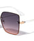 Rimless Flat Square Butterfly Wholesale Sunglasses