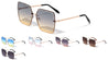 Rimless Diamond Edge Cut Butterfly Wholesale Sunglasses