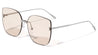 Rimless One Piece Shield Cat Eye Wholesale Sunglasses