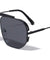 Bridgeless Side Lens Shield Geometric Aviators Wholesale Sunglasses