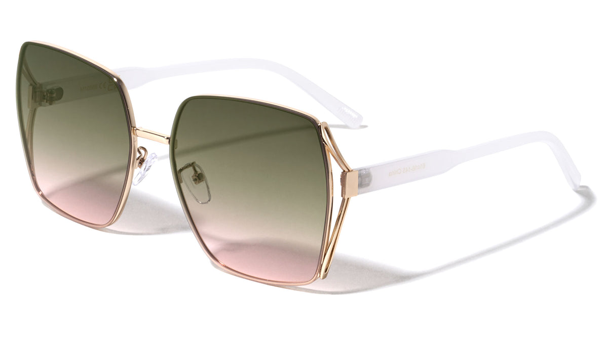 Loop Hinge Fashion Butterfly Wholesale Sunglasses