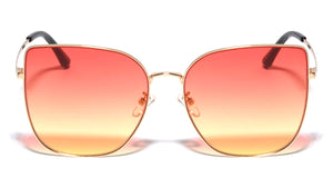 Oversized Flat Lens Cat Eye Wholesale Sunglasses