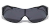 KHAN Temple Square Logo One Piece Shield Lens Wholesale Sunglasses