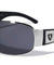 KHAN Temple Square Logo One Piece Shield Lens Wholesale Sunglasses