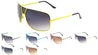Solid One Piece Lens Spring Hinge Wholesale Bulk Sunglasses