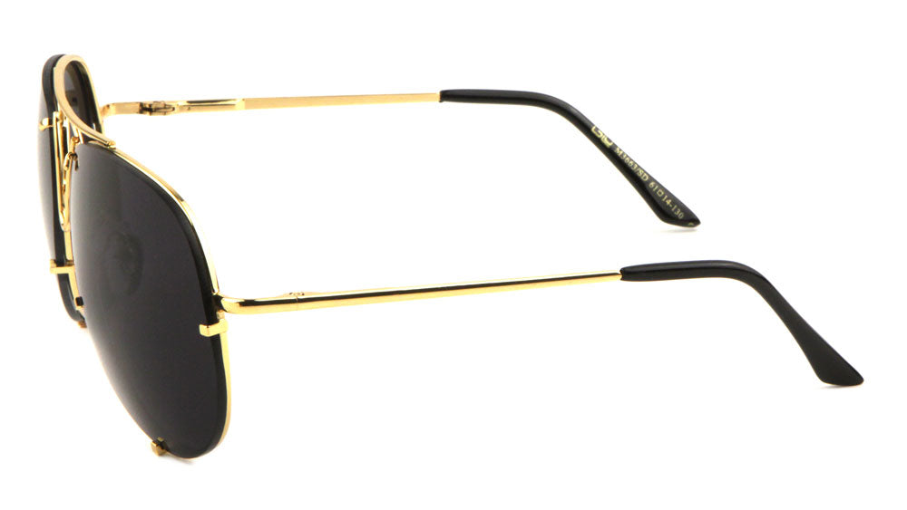 Aviators Super Dark Lens Wholesale Bulk Sunglasses