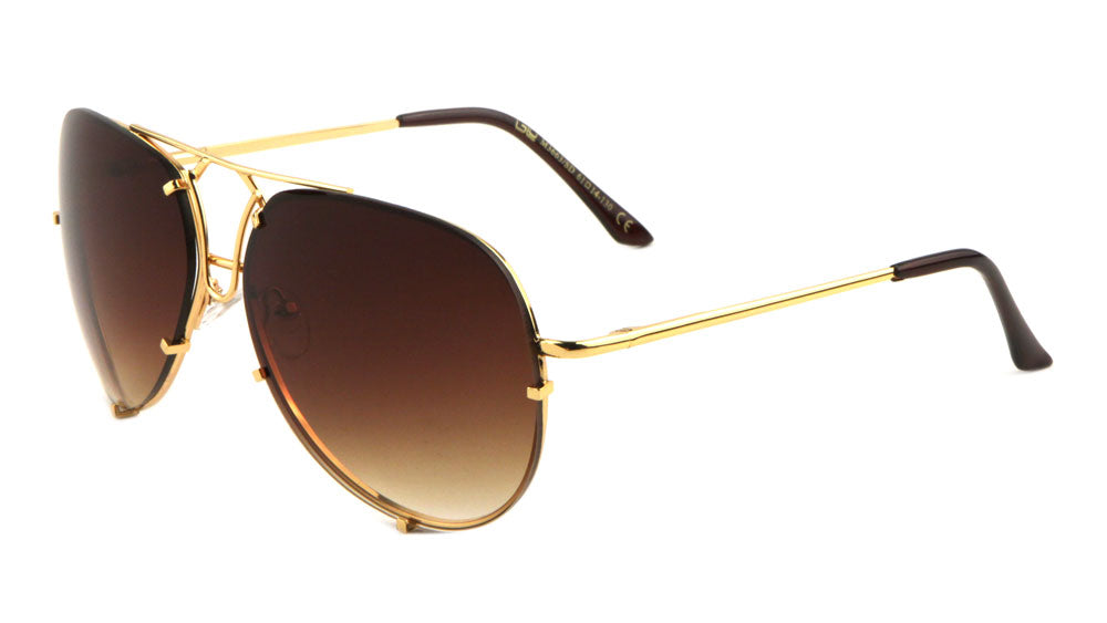 Aviators Super Dark Lens Wholesale Bulk Sunglasses