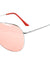 Color Lens Aviators Wholesale Bulk Sunglasses