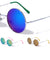Color Mirror Lens Retro Round Wholesale Sunglasses
