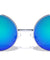 Color Mirror Lens Retro Round Wholesale Sunglasses