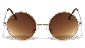 Super Dark Lens Round Wholesale Sunglasses