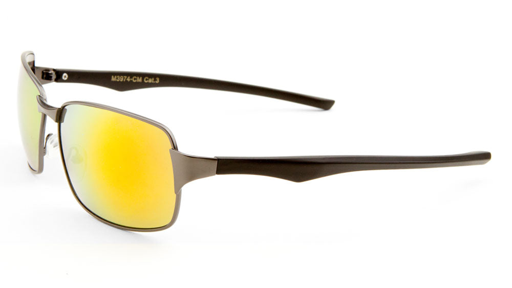 Sports Color Mirror Wholesale Sunglasses