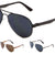 Flat Thin Brow Bar Nose Aviators Wholesale Bulk Sunglasses
