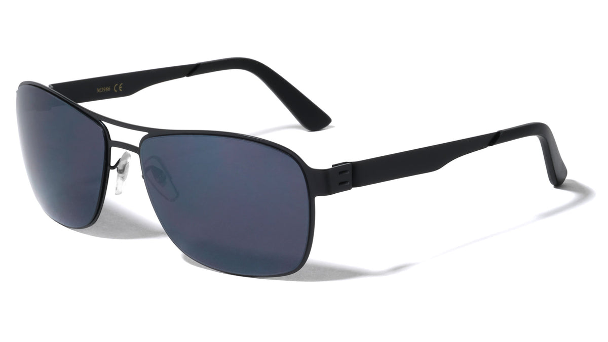 Thin Brow Bar Nose Aviators Wholesale Bulk Sunglasses