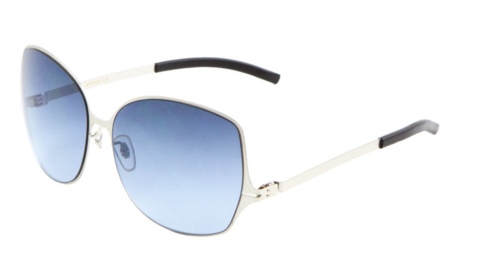 Thin Frame Butterfly Oceanic Color Wholesale Bulk Sunglasses