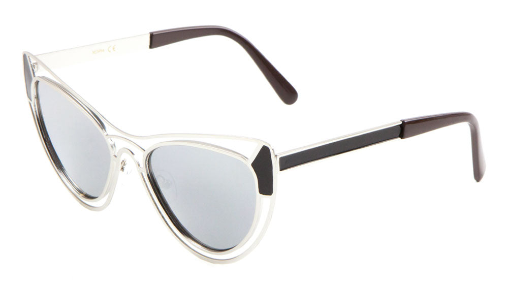 Cat Eye Cut Out Fashion Wholesale Bulk Sunglasses
