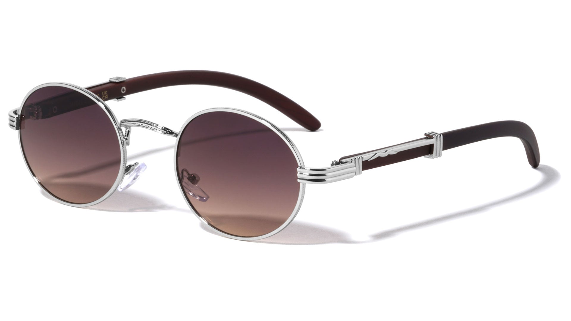 Cartier Oval Rimless Sunglasses in Black Silver | MTYCI