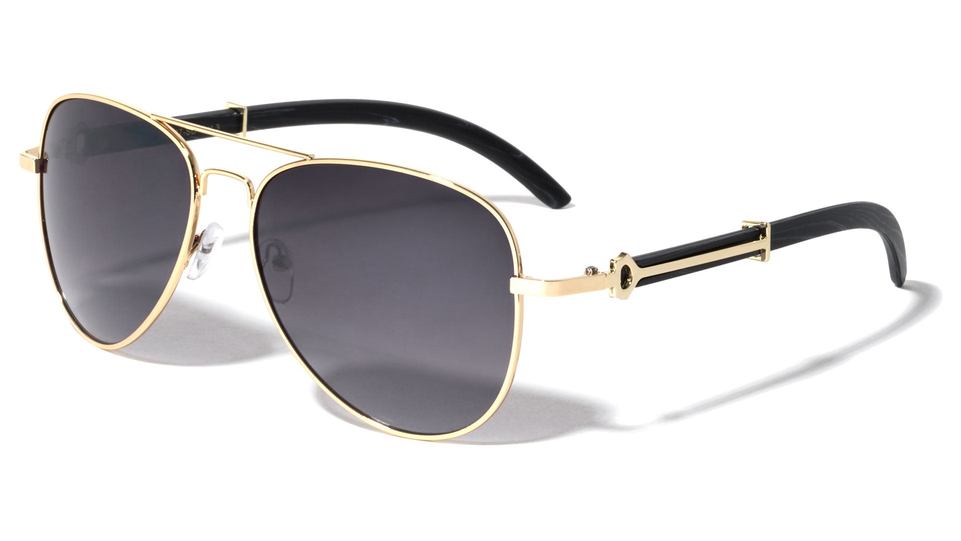 Super dark discount aviator sunglasses