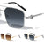 Chain Temple Square Aviators Wholesale Sunglasses