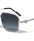 Chain Temple Square Aviators Wholesale Sunglasses