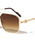 Chain Temple Square Aviators Wholesale Sunglasses