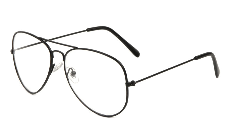 Clear Lens Aviators Glasses Wholesale
