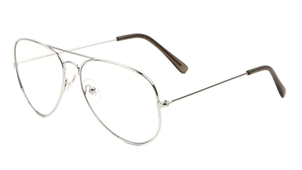 Clear Lens Aviators Glasses Wholesale