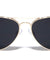 Super Dark Lens Gold Frame Aviators Wholesale Sunglasses