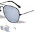 Mirrored Lens Aviators Wholesale Bulk Sunglasses