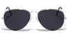 Aviators Super Dark Lens Wholesale Sunglasses