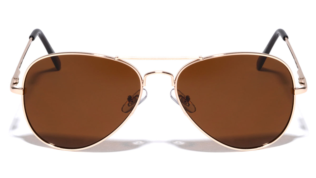 Classic Aviators with Super Dark Lens Sunglasses Wholesale