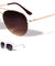 Aviators Super Dark Lens Wholesale Sunglasses
