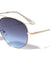 Oceanic Color Lens Clear Tip Aviators Wholesale Sunglasses