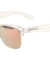 MICA Combination Crystal Frame Color Mirror Sunglasses