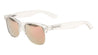 MICA Combination Crystal Frame Color Mirror Sunglasses