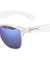 MICA Combination Crystal Frame Color Mirror Sunglasses