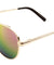 MICA Spring Hinge Aviators Color Mirror Wholesale Bulk Sunglasses