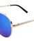 MICA Spring Hinge Aviators Color Mirror Wholesale Bulk Sunglasses