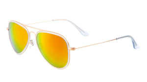 MICA Aviators Color Mirror Wholesale Bulk Sunglasses