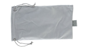 Silver Microfiber Sunglasses Pouch