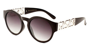 Retro Heart Temple Wholesale Bulk Sunglasses