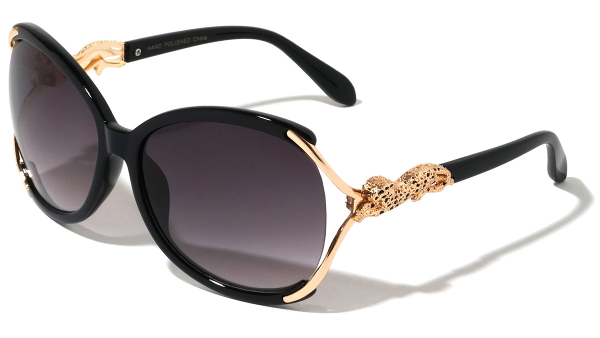 Oversized Jaguar Hinge Fashion Butterfly Wholesale Sunglasses