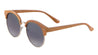 Wood Pattern Combination Flat Oceanic Color Bulk Sunglasses