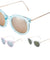 Crystal Color Lens Retro Wholesale Bulk Sunglasses
